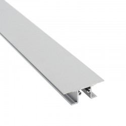 KIT - Perfil aluminio WALL HOS para tiras LED, 2 metros