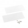 KIT - Perfil aluminio NewWALL para tiras LED, 2 metros, blanco