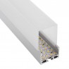 KIT - Perfil aluminio MASAT para tiras LED, 1 metro