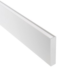 Perfil aluminio PHANTER S1 para tiras LED, 2 metros, blanco