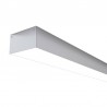 KIT - Perfil aluminio ZAK para tiras LED, 2 metros