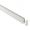 Perfil aluminio PHANTER S2 para tiras LED, 2 metros, blanco