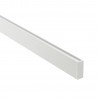 Perfil aluminio PHANTER S2 para tiras LED, 2 metros, blanco