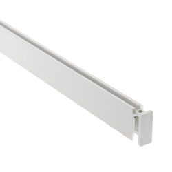 Perfil aluminio PHANTER S2 para tiras LED, 2 metros, blanco