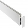 Perfil aluminio PHANTER S1 para tiras LED, 1 metro, blanco