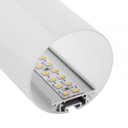 KIT - Perfil aluminio BAROUND para tiras LED, 1 metro