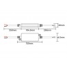 Controlador CCT dual 2.4G DC12-24V 12A, IP66