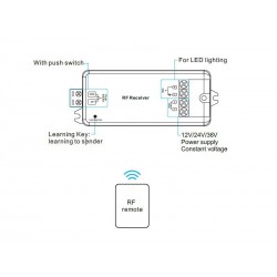 Receptor LB1009CS monocolor RF