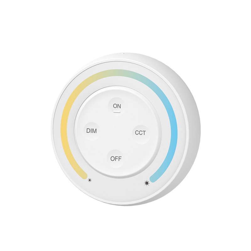 Mando RF CCT ROUND Magnetic táctil, blanco