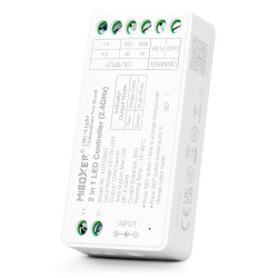 Controlador 2.4G RF, DC12-24V, 12A, 2 en 1 monocolor + CCT + mando
