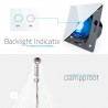 Interruptor táctil con regulador TRIAC Dimmer, frontal azul