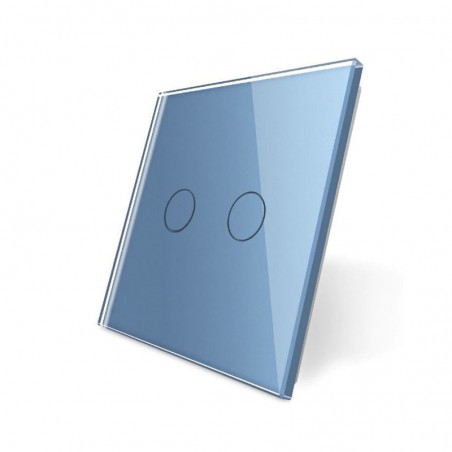 Frontal 1x cristal azul, 1 botón