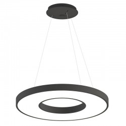 Lámpara colgante BERING 70W, negro, Triac regulable, Ø80cm
