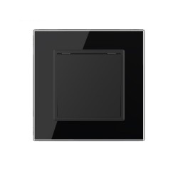 Interruptor Conmutador, marco negro