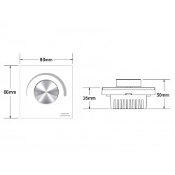 Regulador TRIAC Dimmer 220V RF