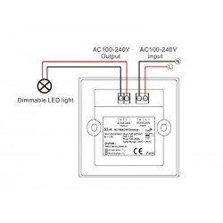 Regulador TRIAC Dimmer 220V RF