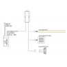 Dimmer Touch Led silver