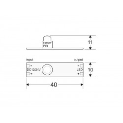 Sensor PIR de movimiento TORF V.2