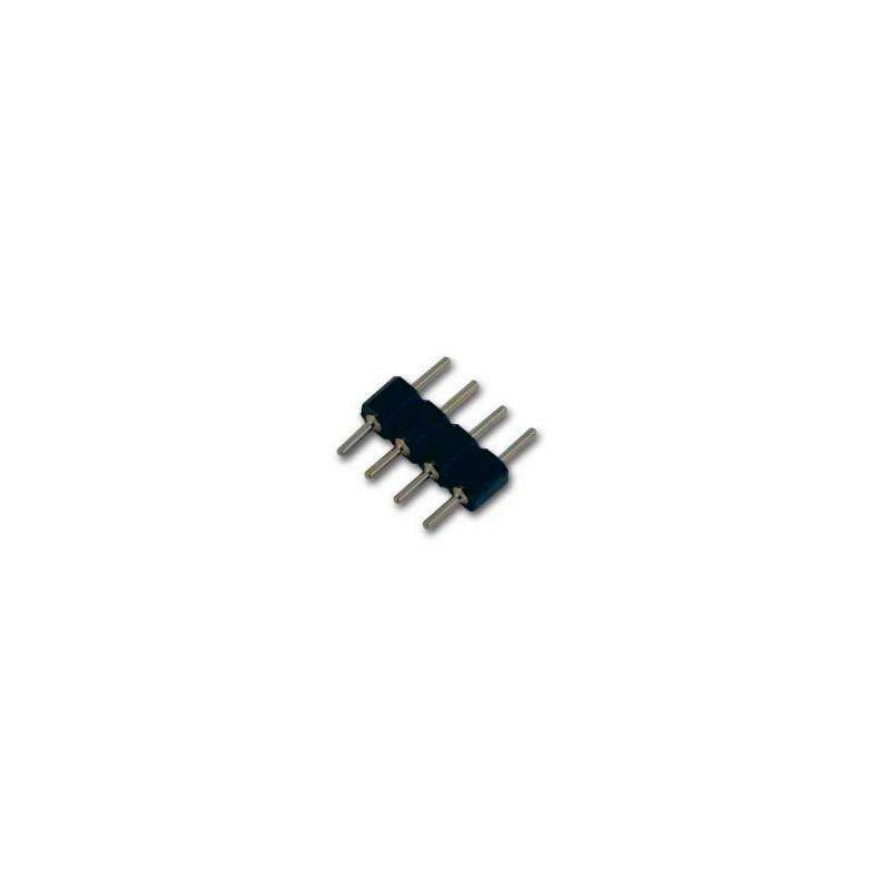 Conector Macho / Macho para tiras LED RGB (4 Pin)