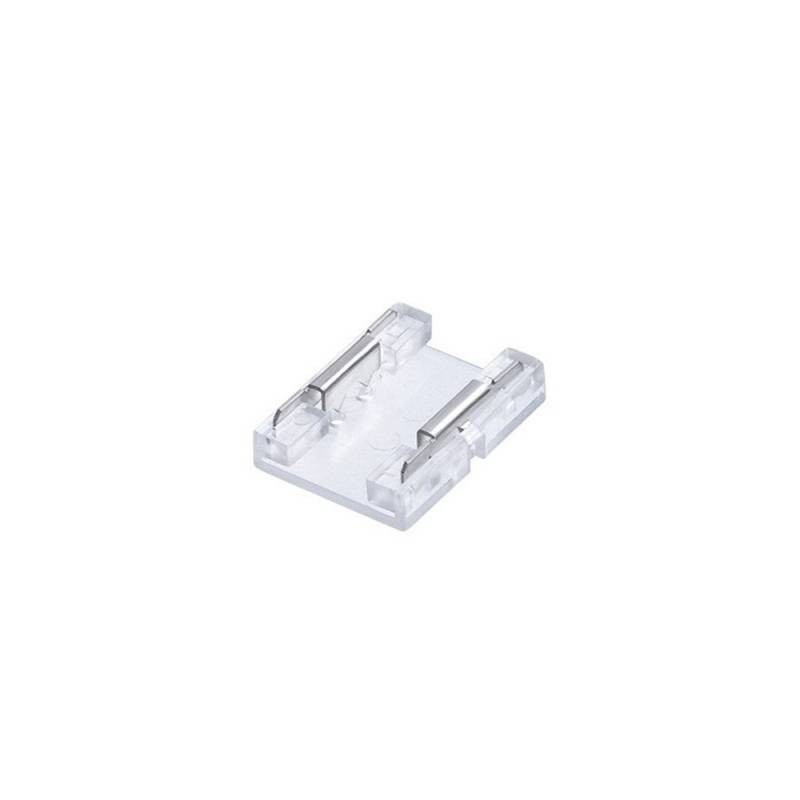 Unión / conector Transparente para tiras LED COB + SMD - 10mm