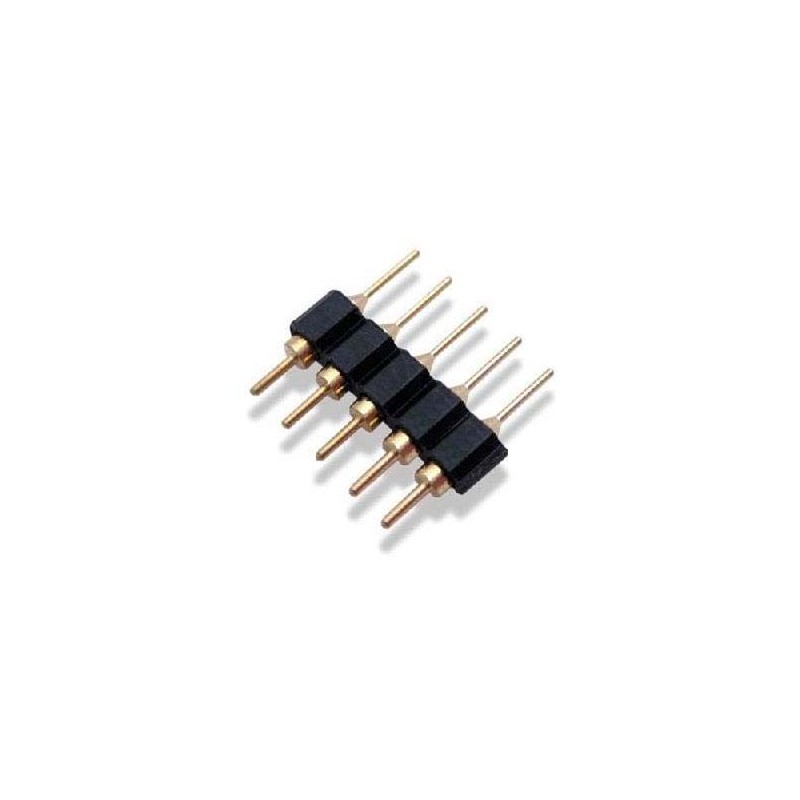 Conector Macho / Macho para tiras LED RGBW (5 Pin)