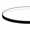 Luminaria colgante ELIX, 60W, negro, Ø57+38cm