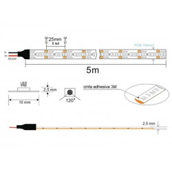 Tira LED Monocolor EPISTAR SMD3014, DC24V, 5m (240 Led/m),120W, IP65