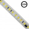 Tira LED 220V Bridgelux SMD2835, 120Led/m, 1540lm/m, Triac regulable, corte 10cm, 1 metro