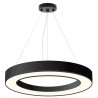 Luminaria colgante o superficie PULL, Ø800mm, 75W, negro