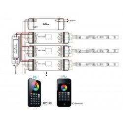 Tapa final para tira led 220V - 11x6mm