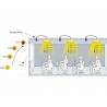 Mosquetón de acero para campana Led