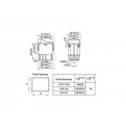 10 Aros pasacables negro Ø4 / 2mm