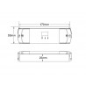 Alimentador para tira led 220V COB, 10x4mm, con conectores rápidos