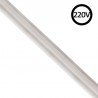 Tira LED 220V COB 4*10mm,, 288Led/m, 1 metro con conectores rápidos, IP68, 50cm corte