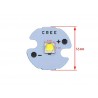 Chip led SMD3535 CREE 1x3W, 700mA, PCB 16mm