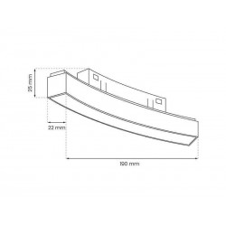 MAGNETIC ROUND FLOOD, 10W (800,900,1000mm)