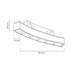 MAGNETIC ROUND GRILLE, 6W (800,900,1000mm)