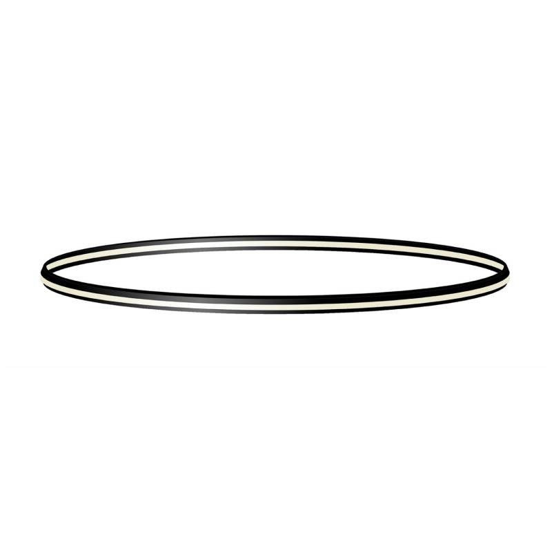 KIT - Perfil aluminio circular CYCLE IN+OUT, Ø1000mm, negro