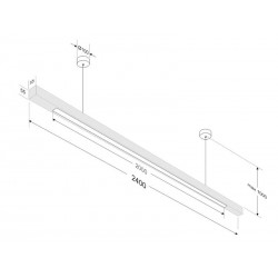 Lámpara colgante GIANT WOOD, 120W, CRI95