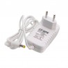 Adaptador de corriente DC12V/24W/2A, blanco