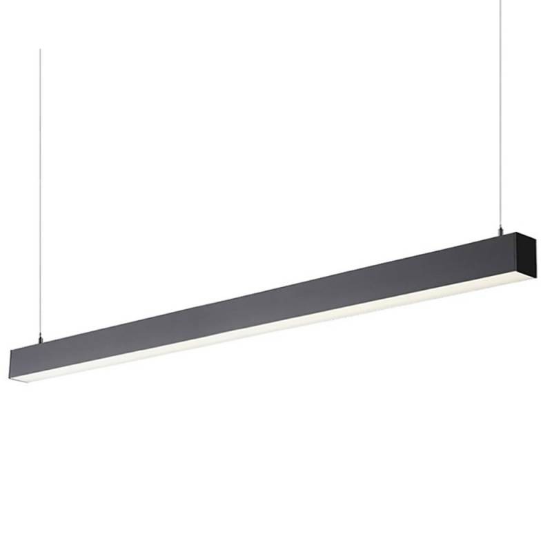 Lámpara colgante SERK LUMILED, 40W, 120cm, superficie/suspendido, negro