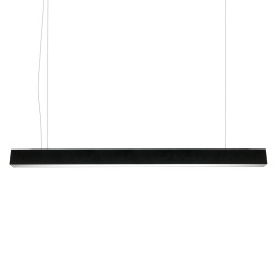 Lámpara colgante SERK LUMILED, 40W, 120cm, superficie/suspendido, negro
