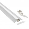 KIT - Perfil aluminio TREND para tiras LED, 1 metro