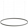 Luminaria colgante RING 115W, Ø1800mm, negro