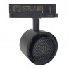 Foco carril Trifásico ROMA, 40W-26W, negro, regulable 24º-60º, UGR13, CCT