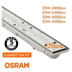 Regleta Estanca Led 35W-30W-25W-20W OSRAM Driver, 120cm