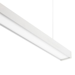 Lámpara colgante MOD SUSPEND, 30W, 150cm, blanco