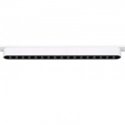 Foco carril SNOW SLIM Magnetic 378mm, 48V, 18W, 24º, UGR16, blanco