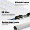 Pack 30 Tubos LED T8 SMD2835 - Aluminio - 20W - 120cm, Conexión un Lateral