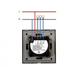 Interruptor / Conmutador táctil + WiFi